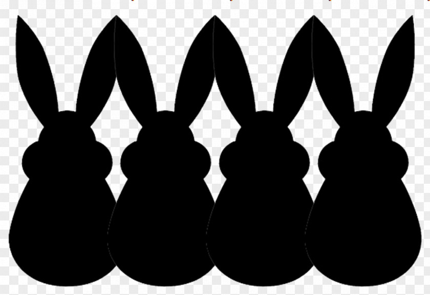 Rabbit Easter Drawing Silhouette Animal PNG