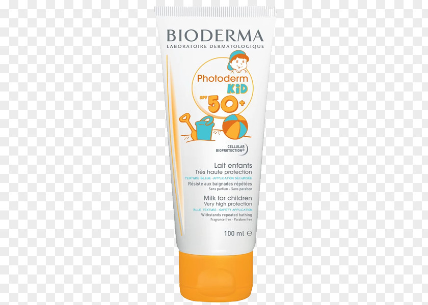 Spf50 Sunscreen Factor De Protección Solar Milk Child Lotion PNG