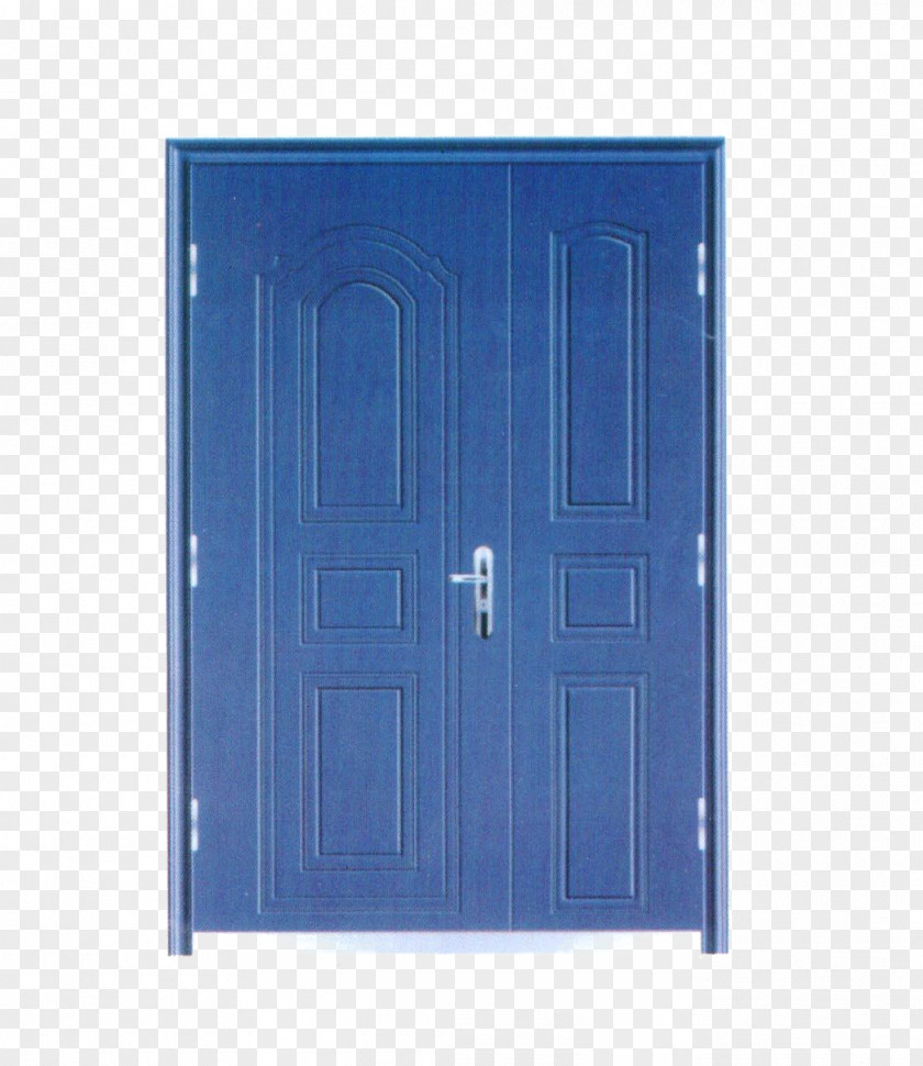 Blue Iron Gate Door Cupboard Download PNG