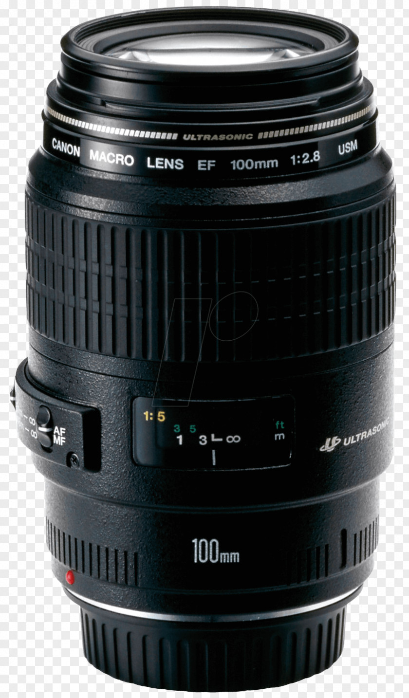 Camera Lens Canon EF Mount 100mm F/2.8 Macro USM Photography PNG