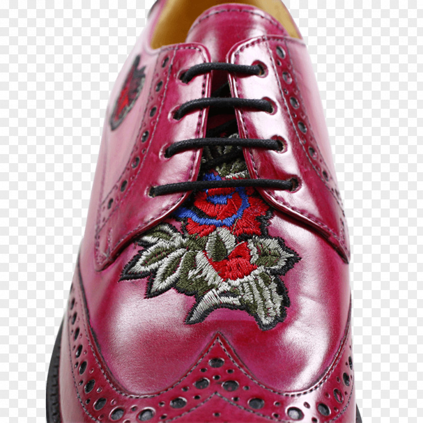 Embrodery Magenta Derby Shoe Hamilton Fuchsia PNG