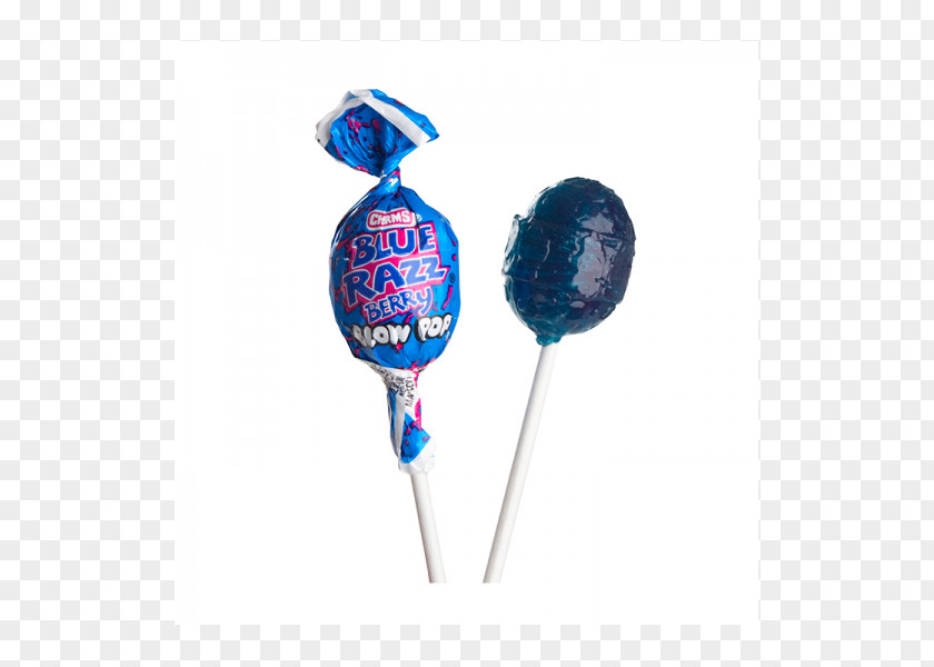 Lollipop Charms Blow Pops Chewing Gum Blue Raspberry Flavor PNG