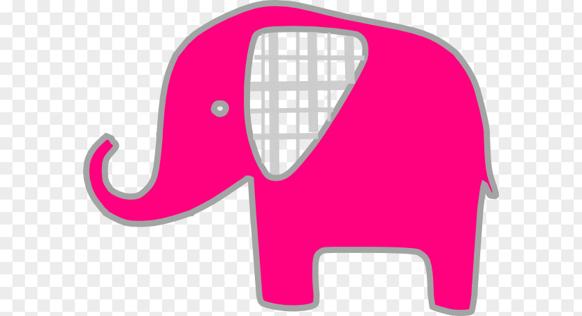 Pink Elephant Clip Art PNG