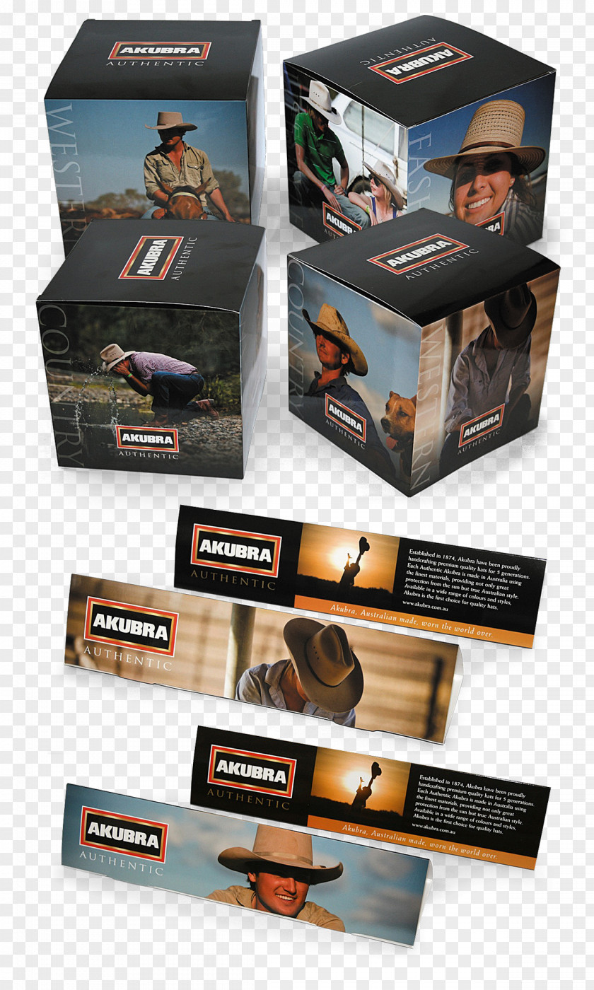 Tent Card Brand Advertising Point Of Sale Display Promotion Akubra PNG