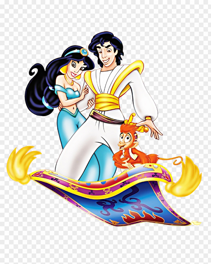 Aladdin Princess Jasmine Genie Iago PNG