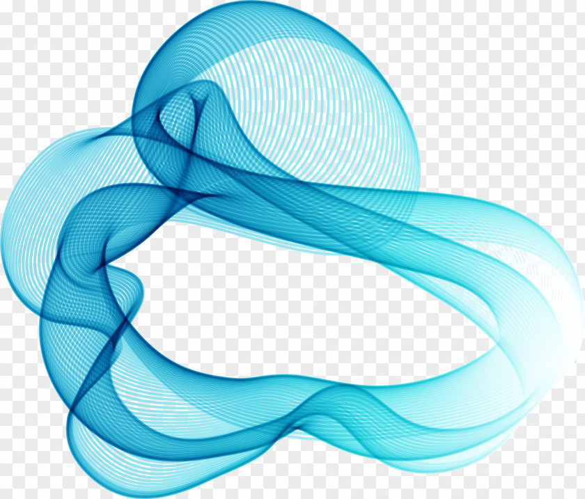 Blue Curve Line Cliniche Universitarie PNG