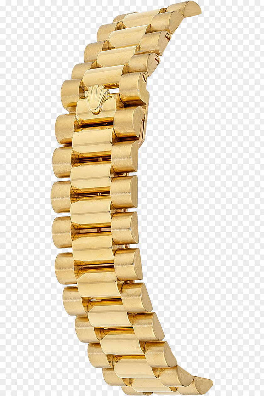 Gold Rolex Datejust Day-Date Watch PNG