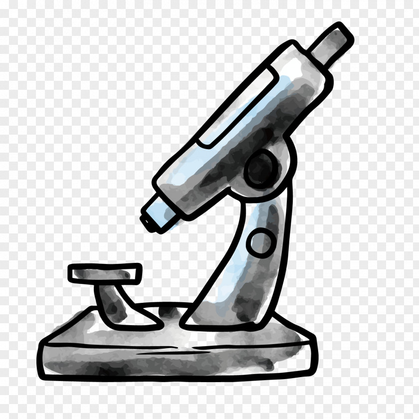 Microscope Vector Euclidean Experiment PNG