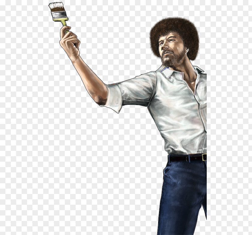 Painting Bob Ross Television Show PNG