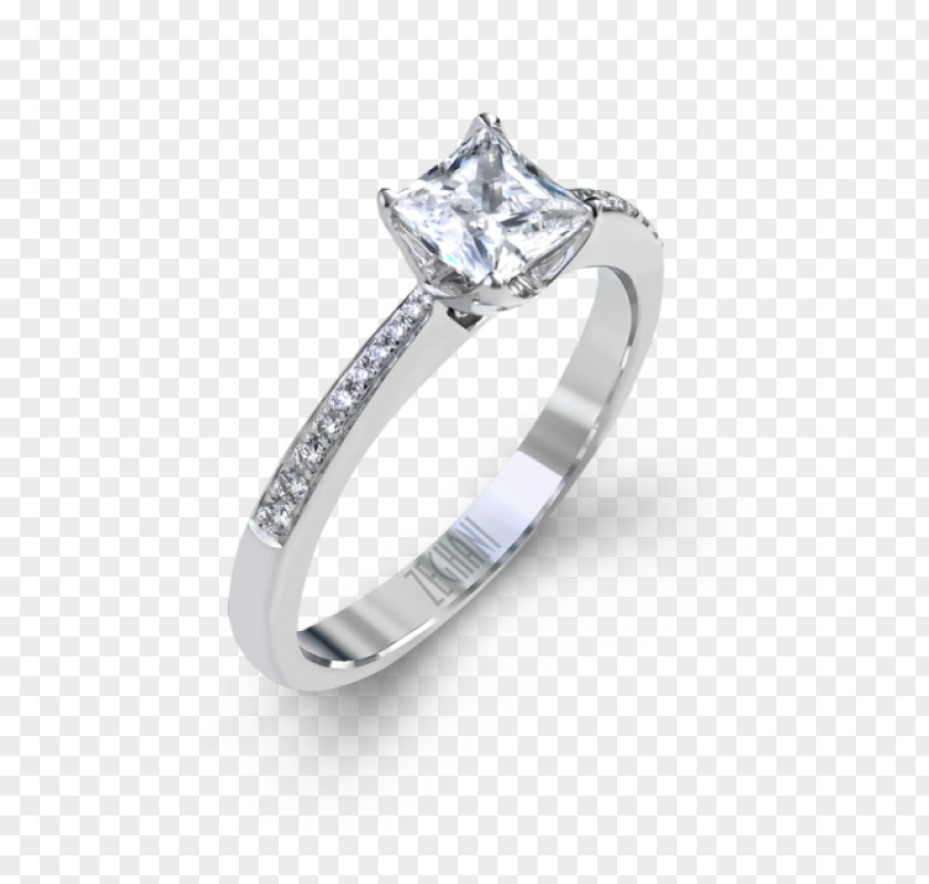 Silver Wedding Ring Body Jewellery Diamond PNG