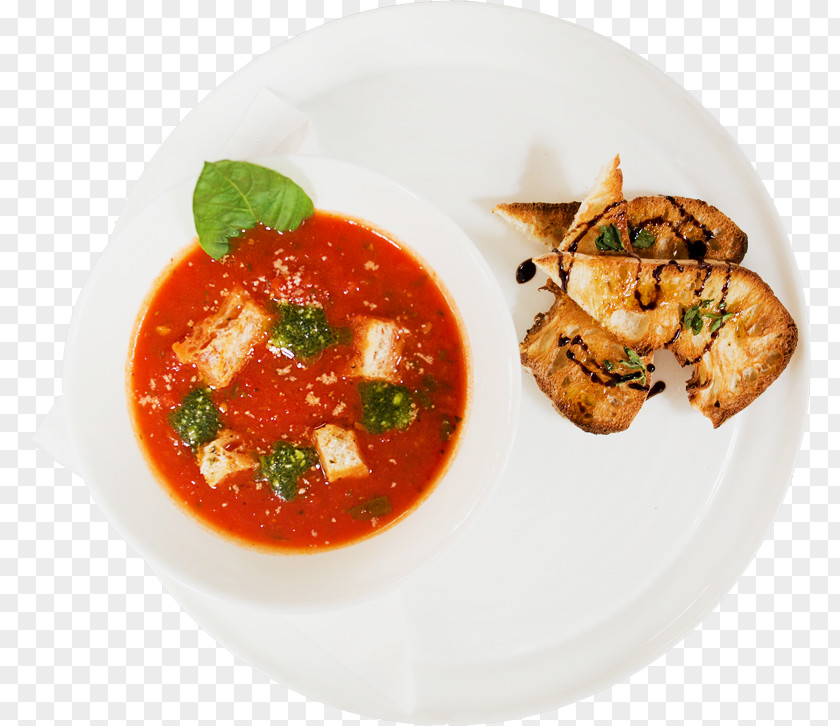 Tomato Soup Gazpacho Vegetarian Cuisine Food PNG