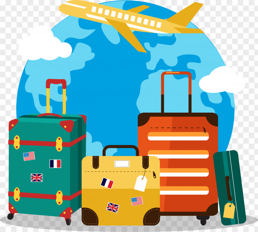 Travel With Luggage Baggage Hotel PNG