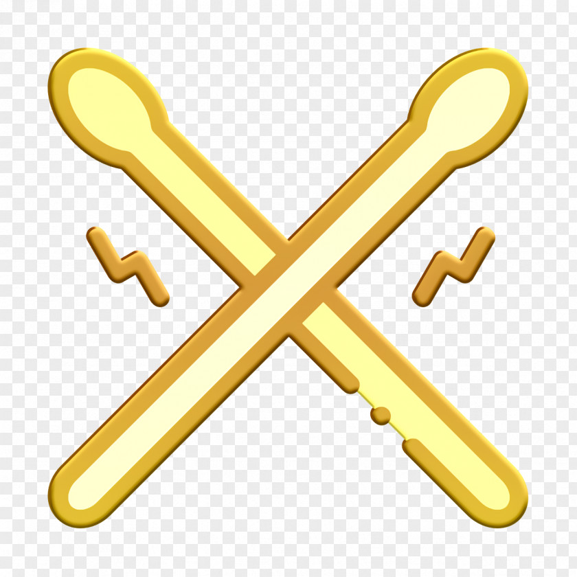 Drum Icon Rock And Roll Sticks PNG