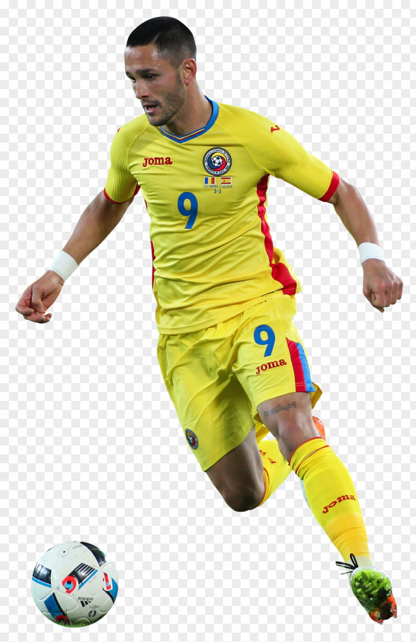 Football Florin Andone Romania National Team Player Photograph PNG