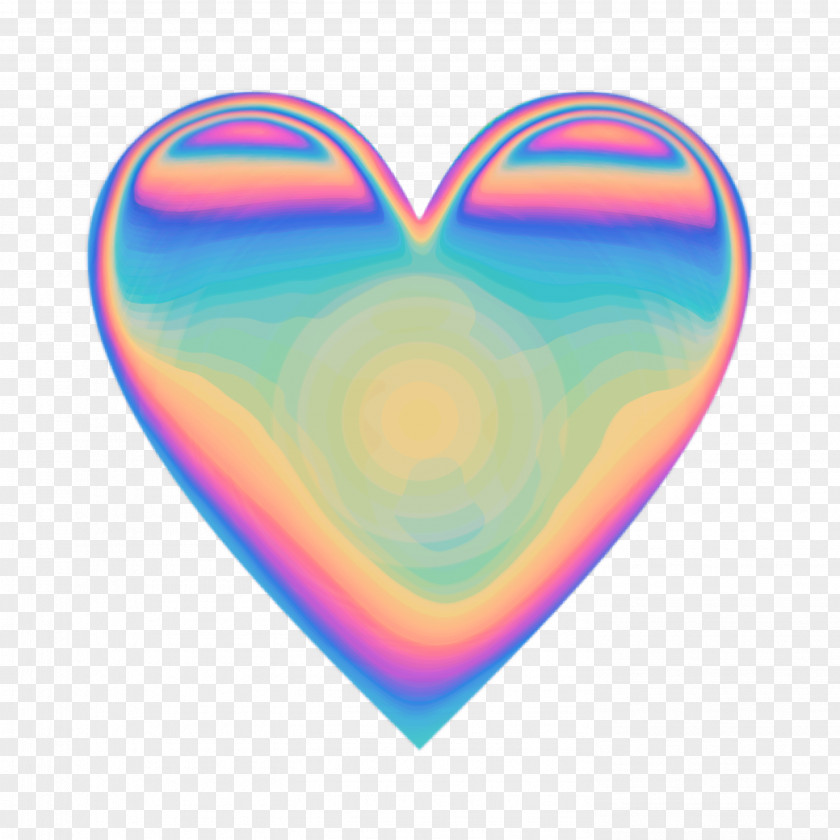Heart Holography Image Emoji PicsArt Photo Studio PNG