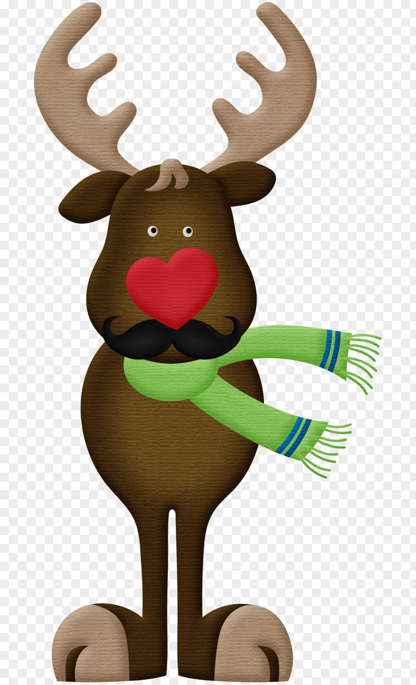 Reindeer Santa Claus Christmas Ornament Rudolph Clip Art PNG