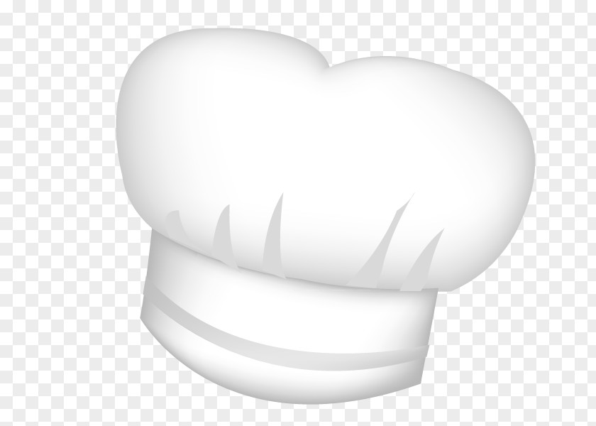 Vector Chef Hat Heart Black And White Wallpaper PNG