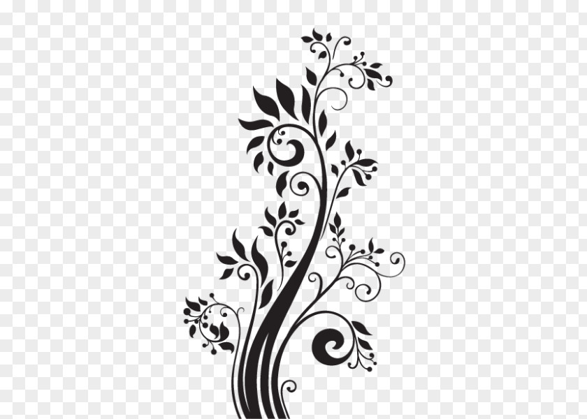 Design Wall Decal Floral PNG