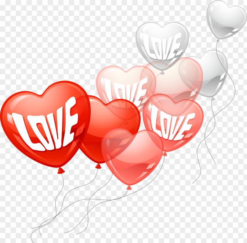 Lovely Text Valentine's Day Heart Love Clip Art PNG