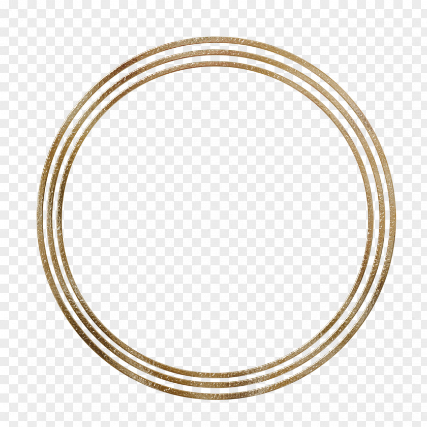 Round Gold PNG