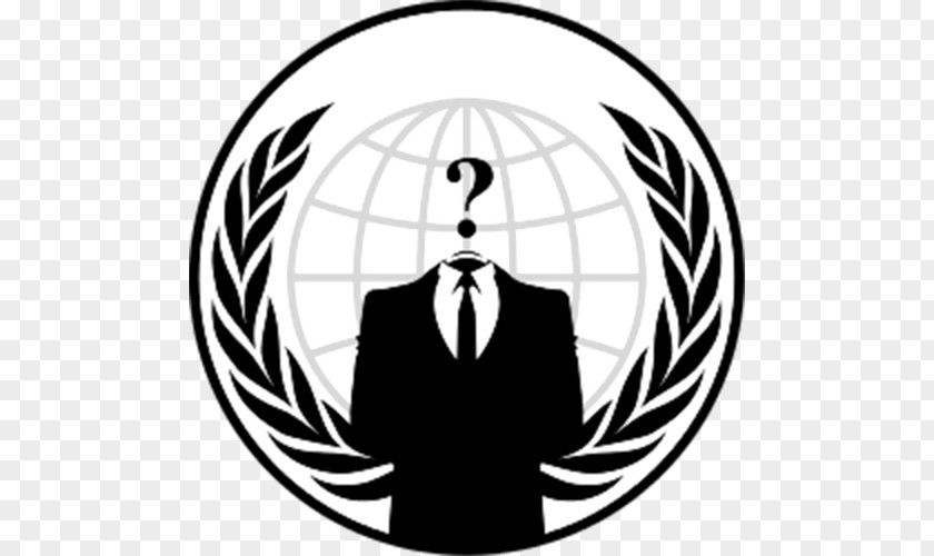 Anonymous Logo Security Hacker Emblem PNG