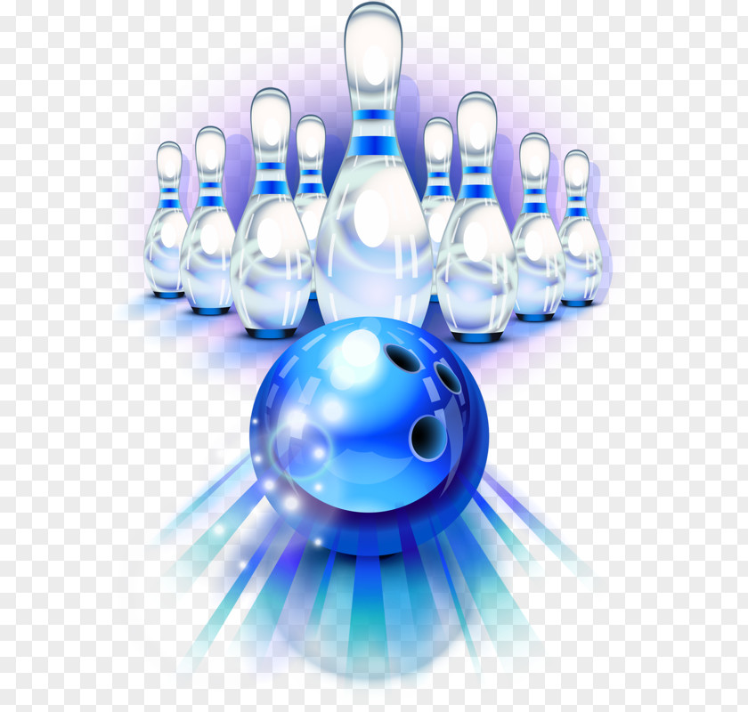 Blue Bowling Ball Pin Stock Photography Clip Art PNG