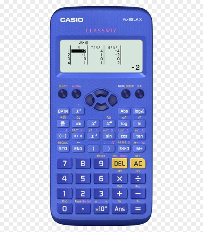 Calculator Scientific Casio FX 85 EX FX-82ES PNG