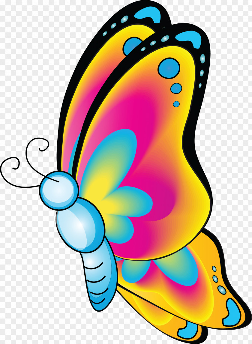 Cartoon Butterfly Drawing Clip Art PNG