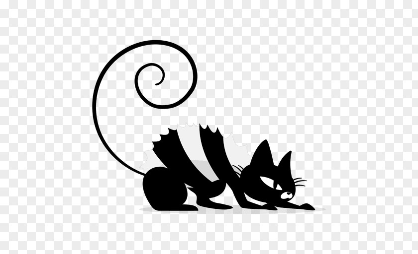 Cat Silhouette Drawing Clip Art PNG