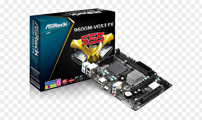 Intel Motherboard LGA 1155 ASRock MicroATX PNG