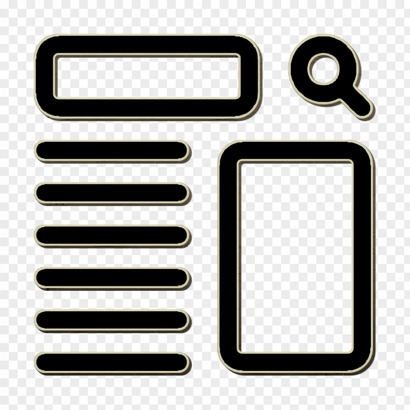 Ui Icon Wireframe PNG