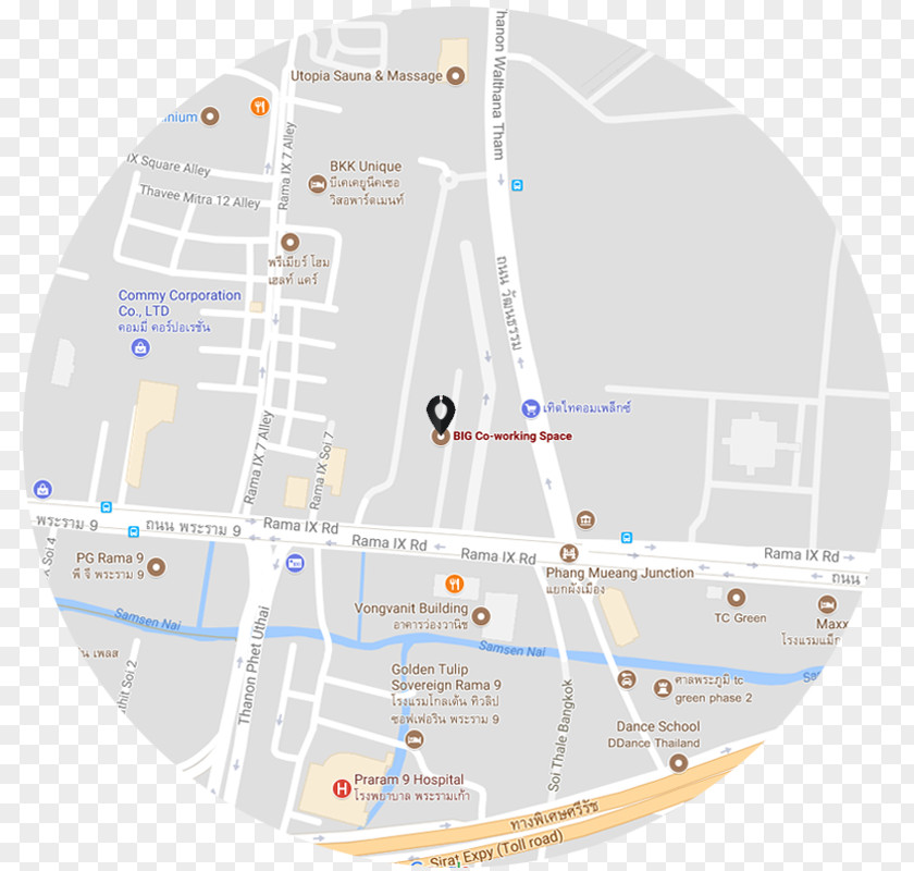 Asean Map One9Five Asoke-Rama9 (วันไนน์ไฟว์ อโศก – พระราม 9) Rama IX Road Condominium Real Estate PNG