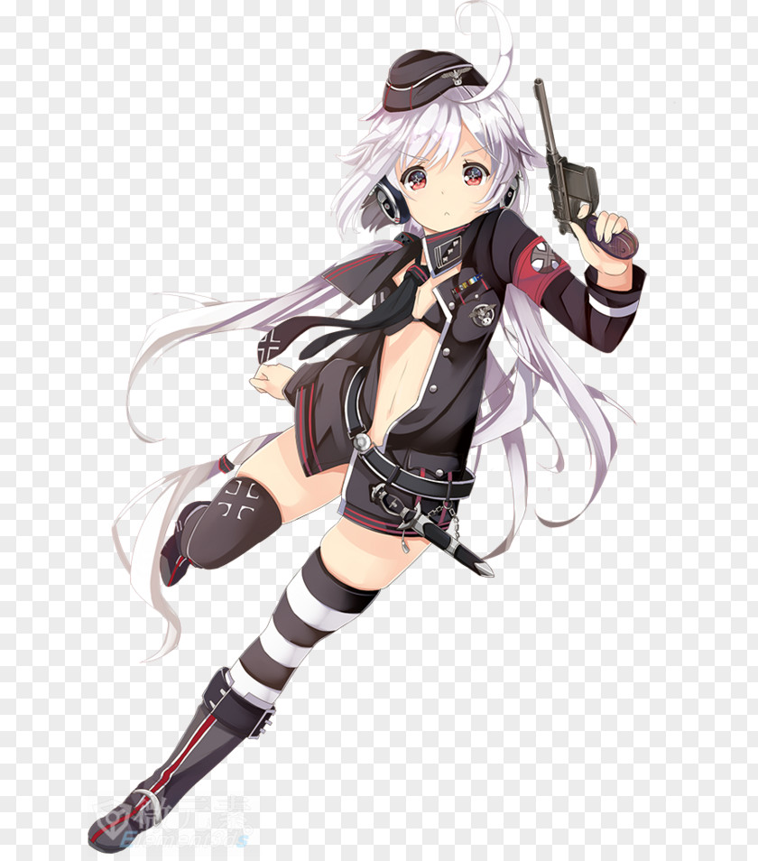 Girls' Frontline Mauser C96 Azur Lane Firearm PNG Firearm, Handgun clipart PNG