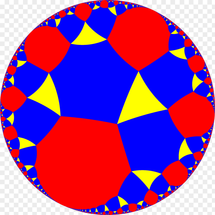 Hyperbolic Geometry Space Tessellation Uniform Tiling PNG