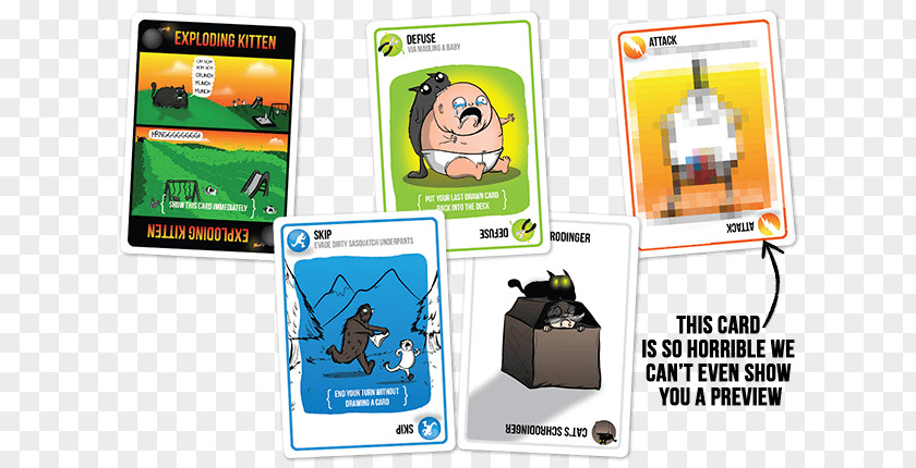 Kitten Exploding Kittens Card Game Amazon.com PNG