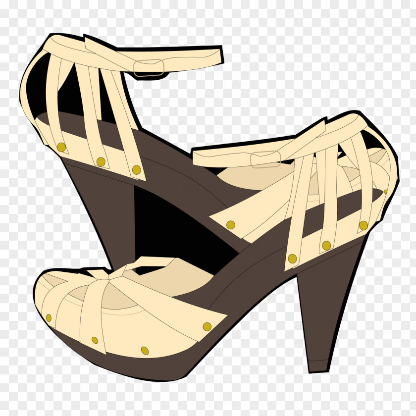 Ladies High Heels High-heeled Footwear Sandal Shoe Livery PNG