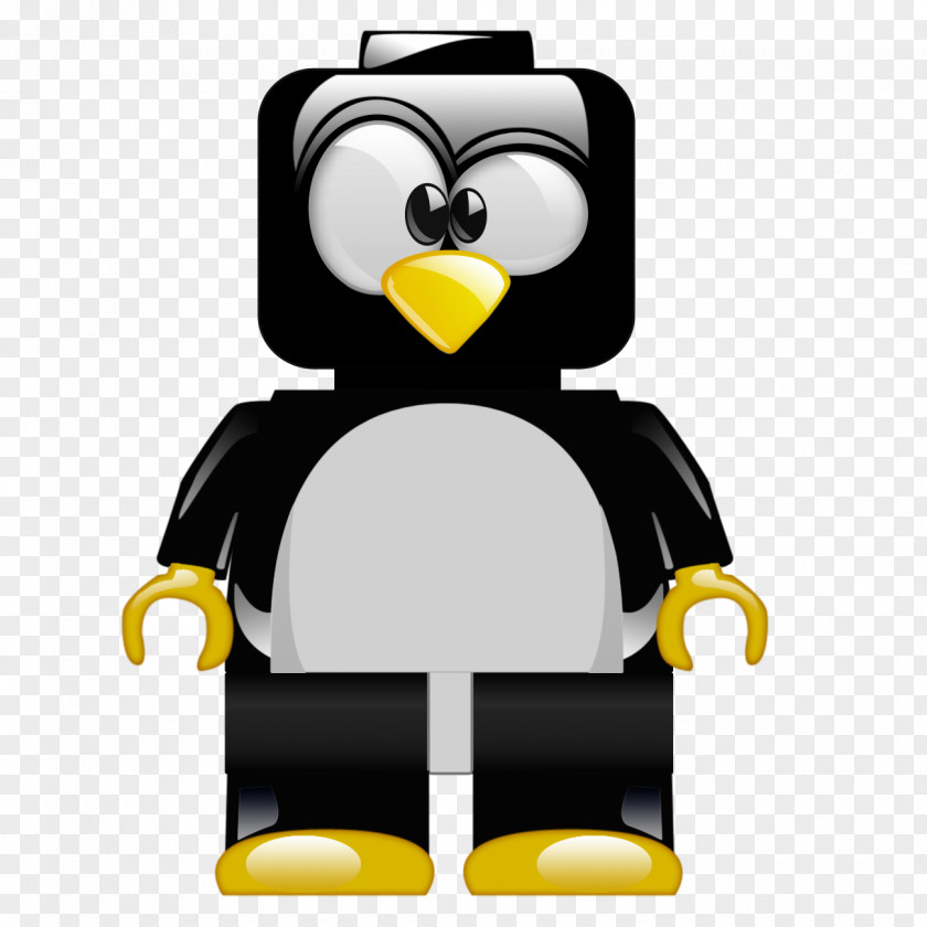 Lego Tux, Of Math Command Penguin LEGO Linux PNG