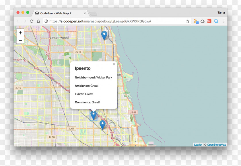 Line Point Map PNG