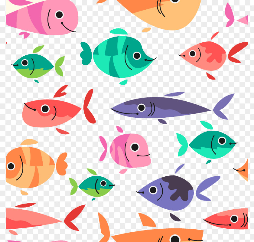 Vector Little Fish Download Euclidean Drawing PNG