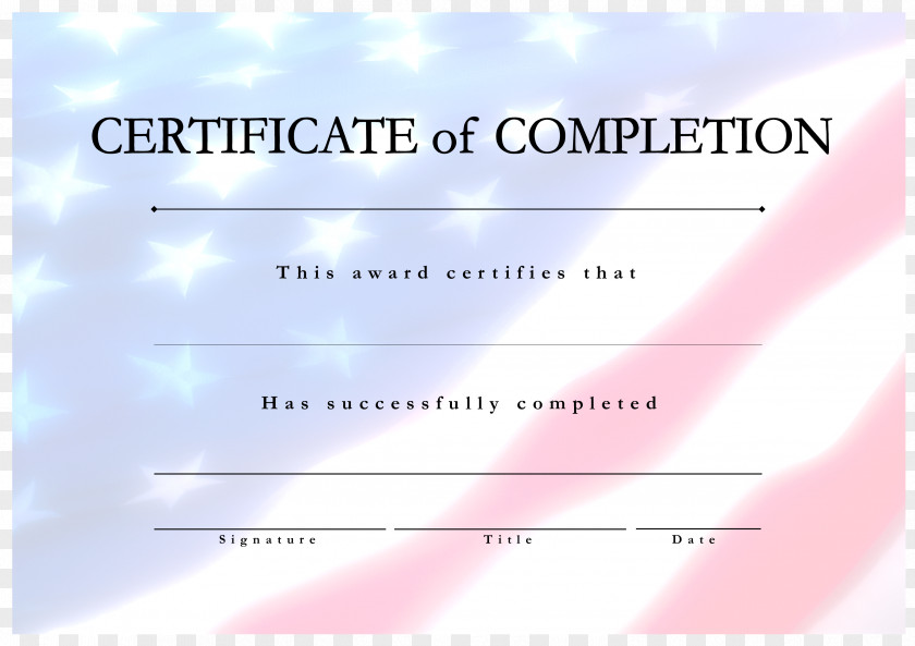 Blank Certificate Document Pink M Line Angle PNG