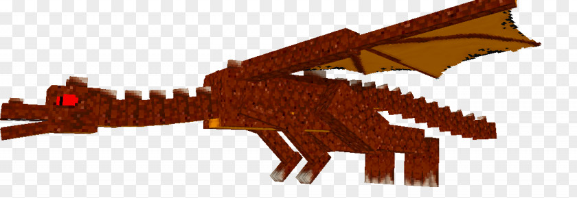 Dragon Tail Minecraft Paper Model PNG