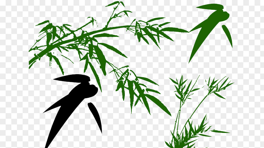 Ink Bamboo Painting Euclidean Vector PNG