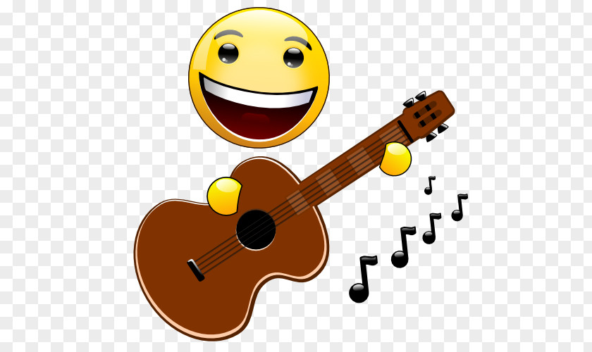 Smiley Cuatro Emoticon Guitar Clip Art PNG