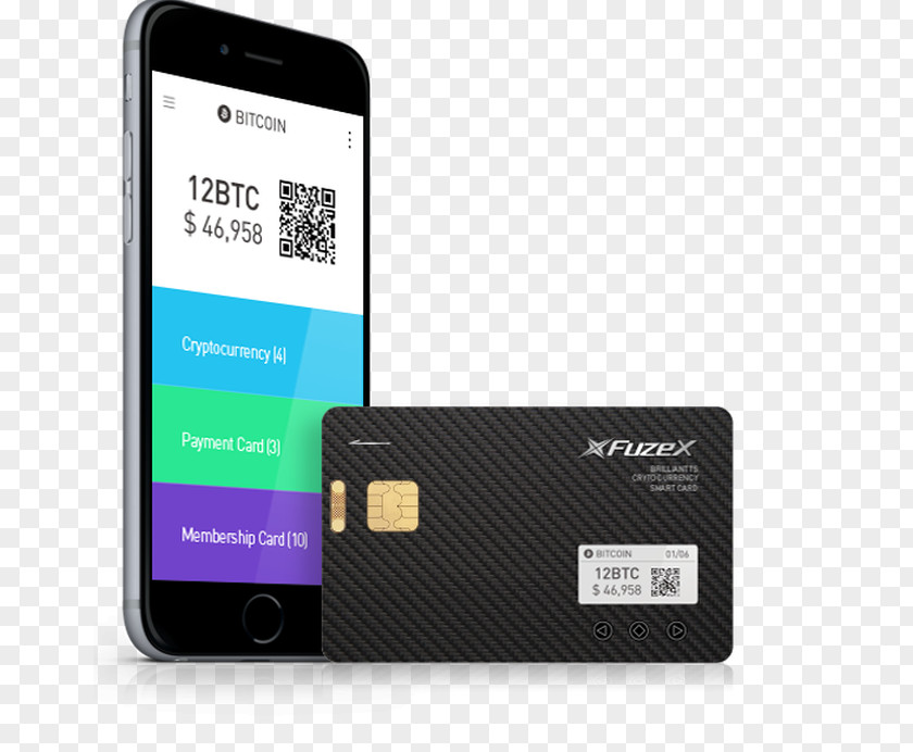 Smartphone Cryptocurrency FuzeX Credit Card Money PNG