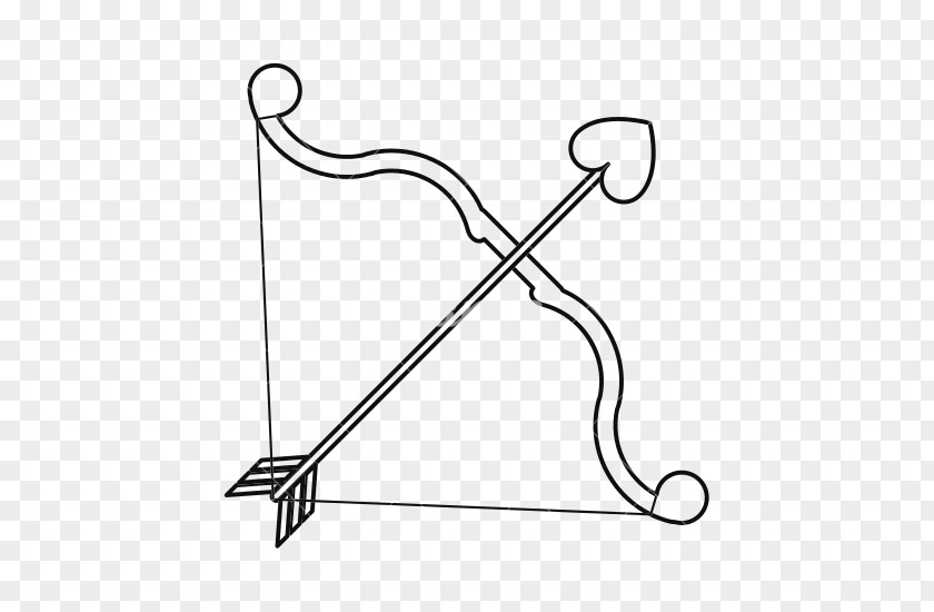 Bow And Arrow Drawing PNG