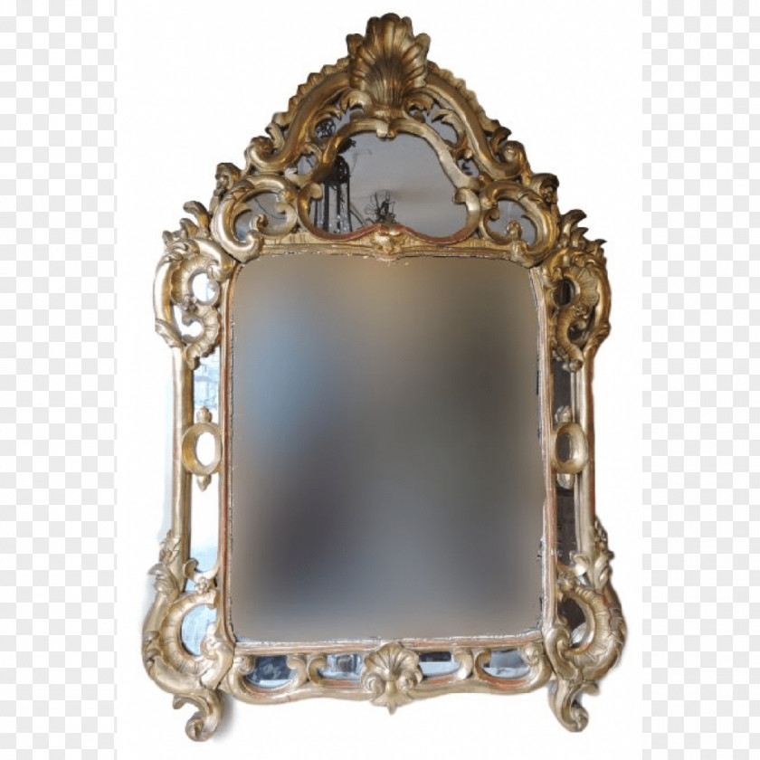 Brass 01504 Mirror Rectangle PNG