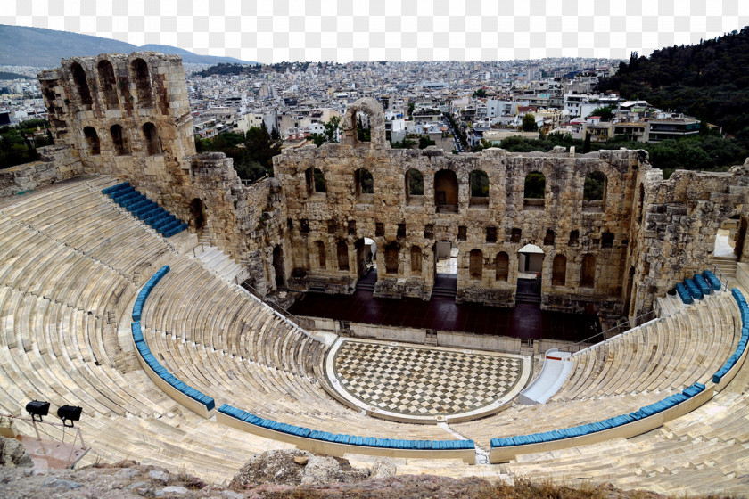 Greece Acropolis HD FIG. Parthenon Museum Odeon Of Herodes Atticus Athens Tourist Attraction PNG