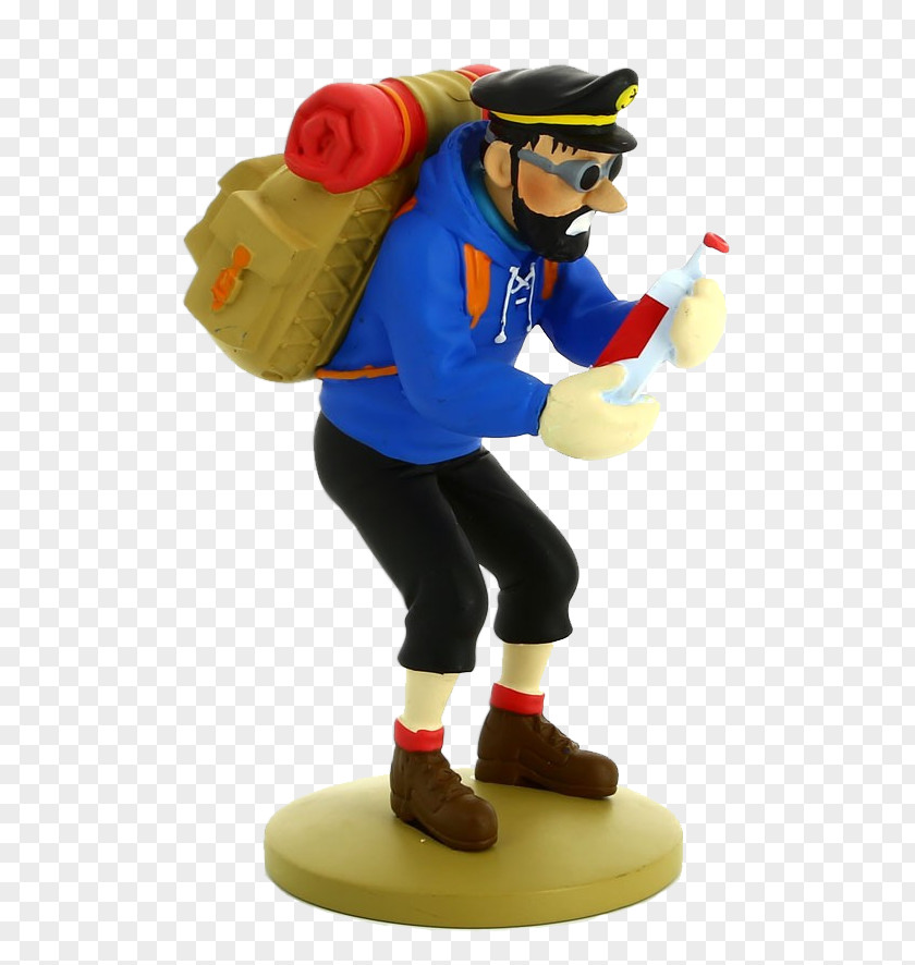 Haddock Captain Figurine Snowy The Adventures Of Tintin PNG