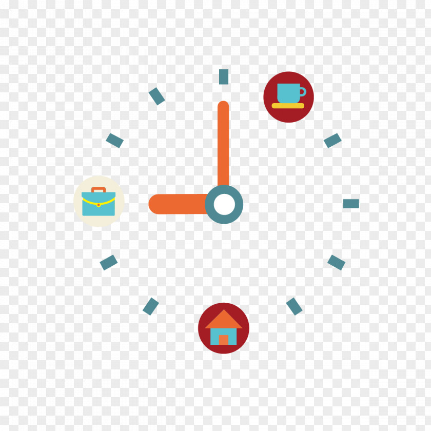 Vector Clock Time Figure Management Consultant Business Planning PNG