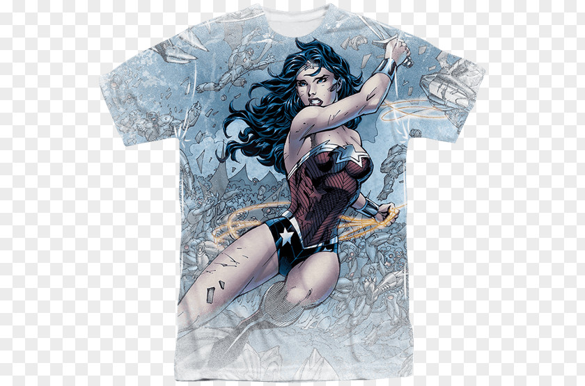 Woman Warrior T-shirt Wonder Steve Trevor Flash Superhero PNG